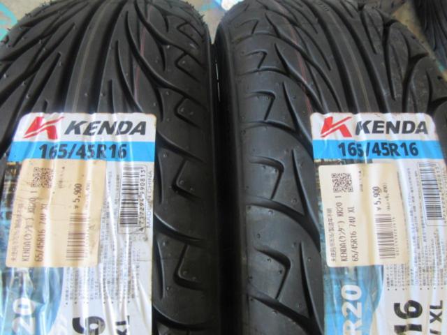 WORK EMOTION 11R+ KENDA KR20 165/45R16 4本