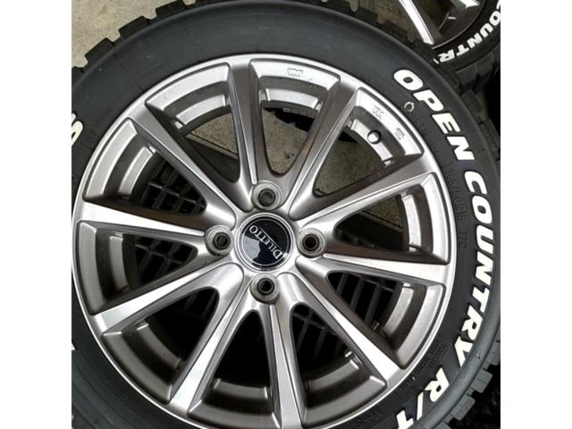 RX2609-0134S COSMIC DILETTO スポークホイール+OYO OPEN COUNTRY R/T ホワイトレター  4本セット