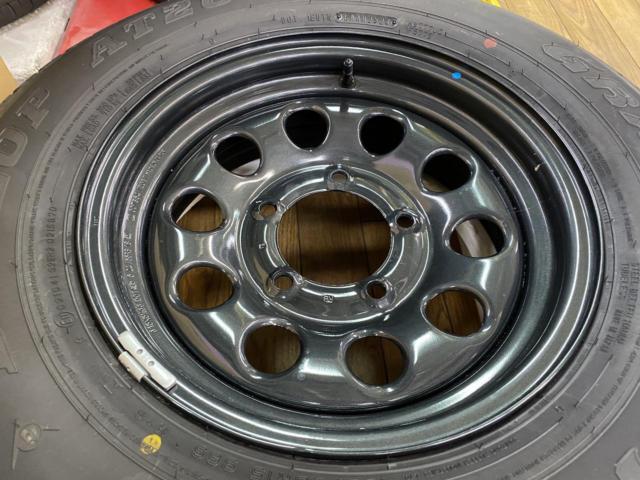 【スズキ純正】 JB74Wジムニーシエラ純正スチール+【DUNLOP】GRANDTREK AT20