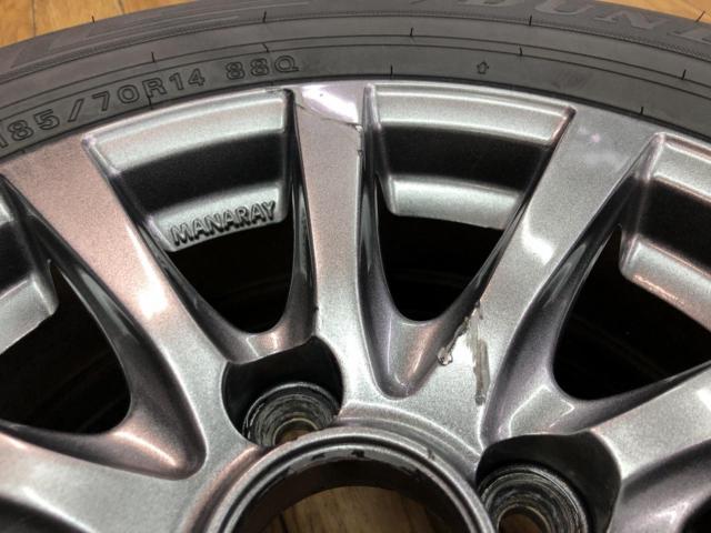 MARUKA
SERVICE (MARUKA SERVICE) MANARAY
SPORT
EUROSPEED (Manarei Sports
Euro Speed)
G10
(4HOLE) + DUNLOP WINTERMAXX
03