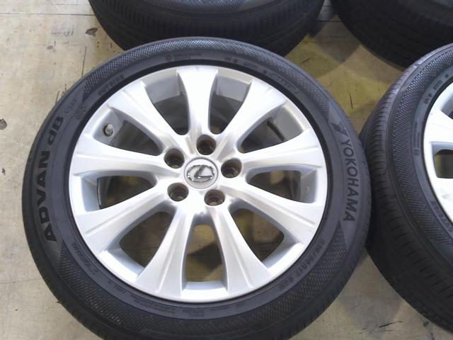 LEXUS GS純正 9スポーク + YOKOHAMA ADVAN dB V553