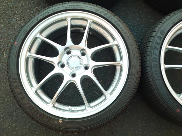 ENKEI(エンケイ) PerformanceLine(パフォーマンスライン) PF01 (4HOLE)  + GOODYEAR(グッドイヤー) Efficient Grip comfort