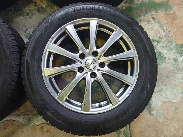 BADX(バドックス)D.O.S.(ディーオーエス) 10スポーク+YOKOHAMA iceGUARD iG60