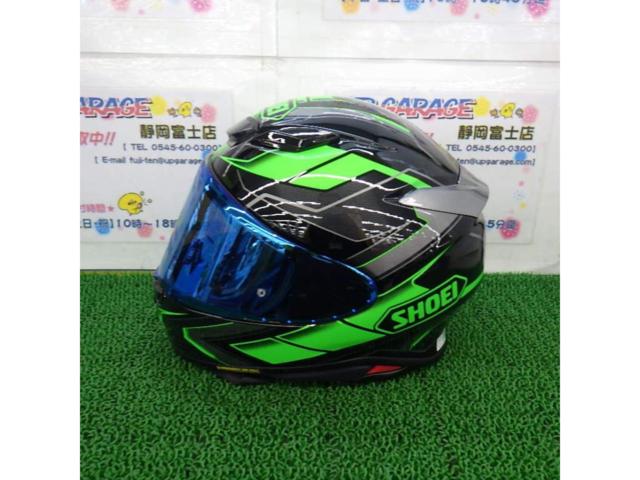 【ライダース】SHOEI(ショウエイ) Z-8 PROLOGUE TC-4 ブラック/グリーン +ミラーシールド付