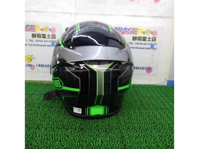 【ライダース】SHOEI(ショウエイ) Z-8 PROLOGUE TC-4 ブラック/グリーン +ミラーシールド付