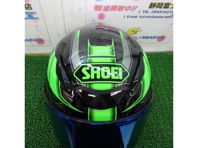 【ライダース】SHOEI(ショウエイ) Z-8 PROLOGUE TC-4 ブラック/グリーン +ミラーシールド付