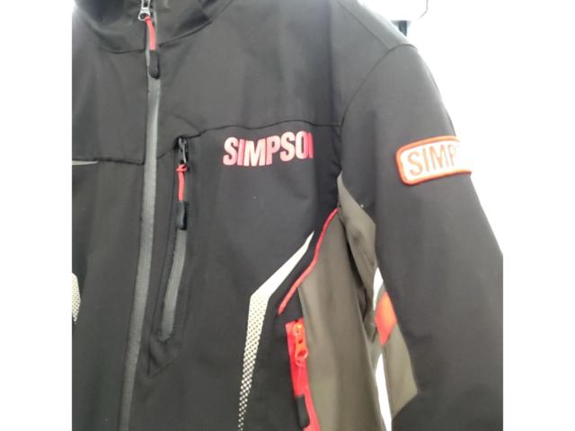 【ライダース】【サイズM】【SIMPSON】ウィンタージャケット /SJ-8134