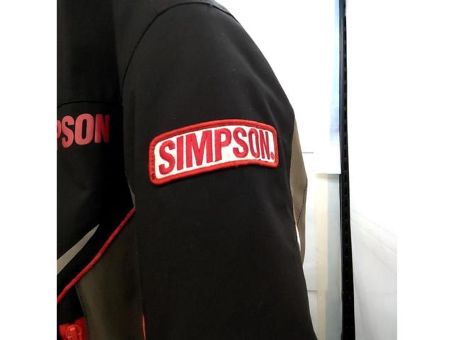 【ライダース】【サイズM】【SIMPSON】ウィンタージャケット /SJ-8134