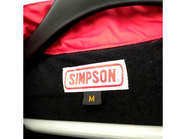 【ライダース】【サイズM】【SIMPSON】ウィンタージャケット /SJ-8134