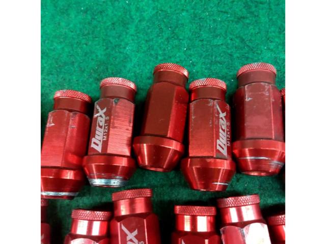 Durax レーシングナット レッド 20個 M12XP1.5