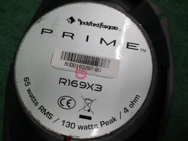 Rockford PRIME R169X3 (15.2x23cm3wayコアキシャルスピーカー)