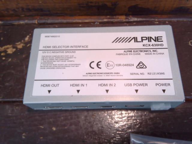 【ALPINE】KCX-630HD HDMIセレクター