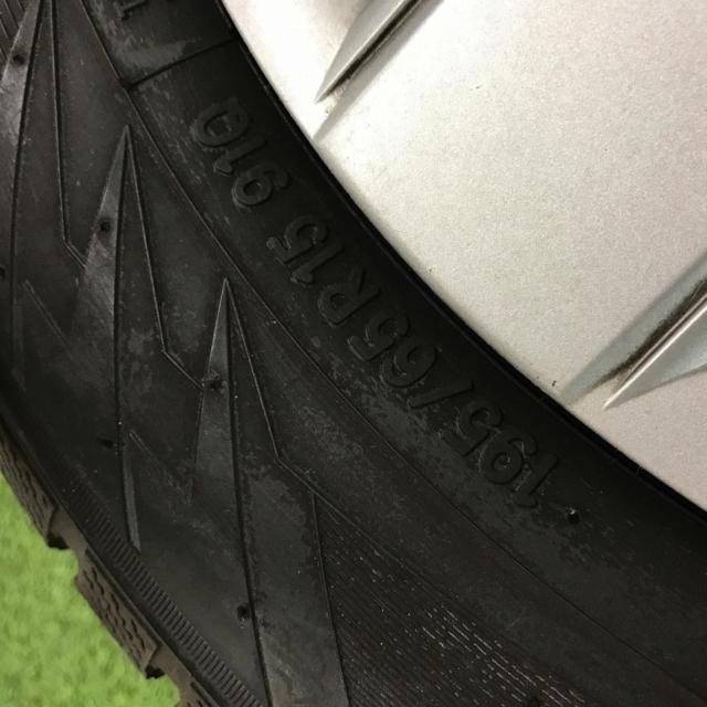 マツダ純正 プレマシー純正スチールホイール+TOYOwinter TRANPATH TX 195/65R15 2022年製造