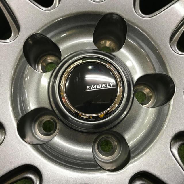 EMBELY 12本スポークアルミホイール+NANKANG ICE ACTIVA AW-1 215/55R17 2025年製造