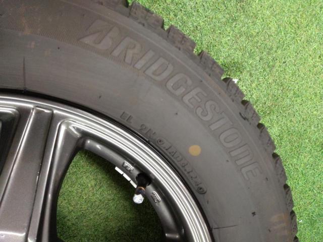 BRIDGESTONE TOPRUN 5本スポークアルミホイール+BRIDGESTONE ICE PARTNER2 195/65R15 2024年製造