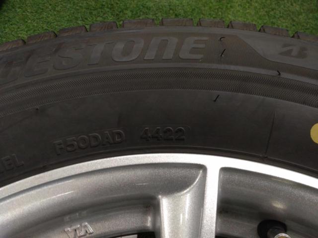HOTSTUFF Exceeder 10本スポークアルミホイール  + BRIDGESTONE(ブリヂストン) BLIZZAK VRX3 2022年製造