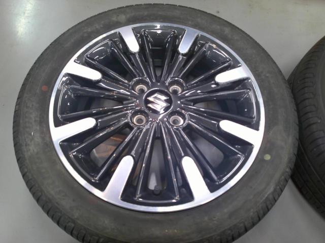 スズキ純正 MK53S スペーシアカスタム 純正ホイール+BRIDGESTONE ECOPIA EP150