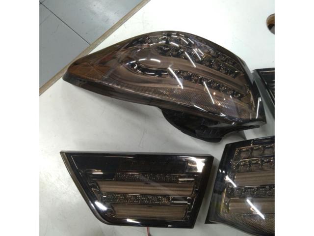ノーブランド スモークフルLEDテールレンズ 左右セット マークX 130系 前期
