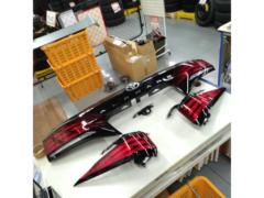 トヨタ 40系 アルファード 純正 テールレンズ 左右セット + センターガーニッシュ