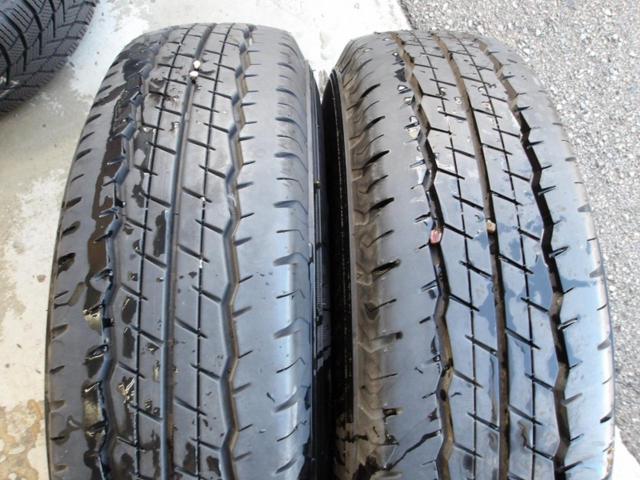 8【トヨタ純正】 200系ハイエース純正スチール+【DUNLOP】SP175N