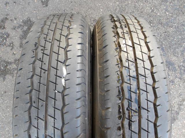8【トヨタ純正】 200系ハイエース純正スチール+【DUNLOP】SP175N