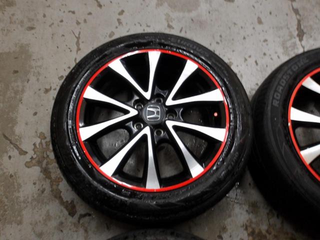 3【ホンダ純正】 ステップワゴン スパーダ 純正ホイール+【ROADSTONE】EUROVIS sport 04