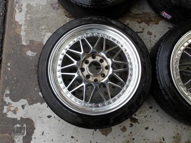 1メーカー不明 メッシュホイール+【NANKANG】ULTRA SPORT NS-Ⅱ