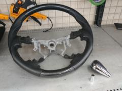 メーカー不明 ステアリング+シフトノブ