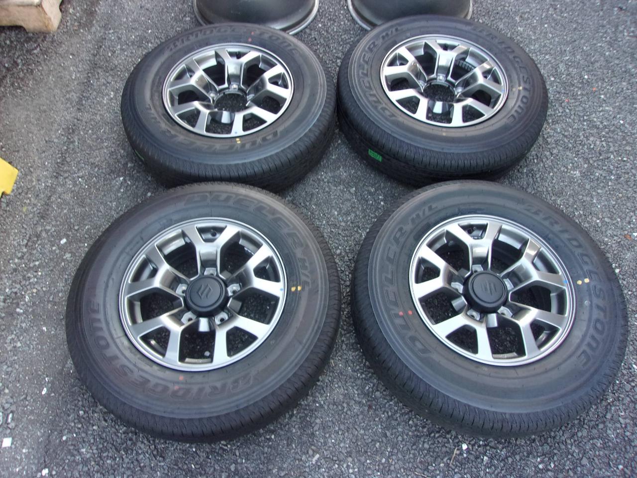 【スズキ純正】 ジムニーシエラ純正ホイール+【BRIDGESTONE】DUELER H/L