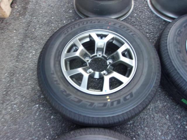 【スズキ純正】 ジムニーシエラ純正ホイール+【BRIDGESTONE】DUELER H/L