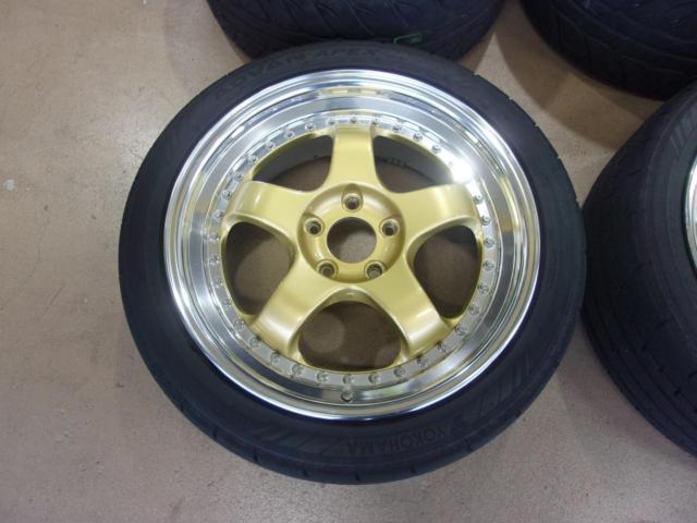 WORK(ワーク) MEISTER(マイスター) S1 3PIECE  + YOKOHAMA ADVAN APEX + OTANI BM2000