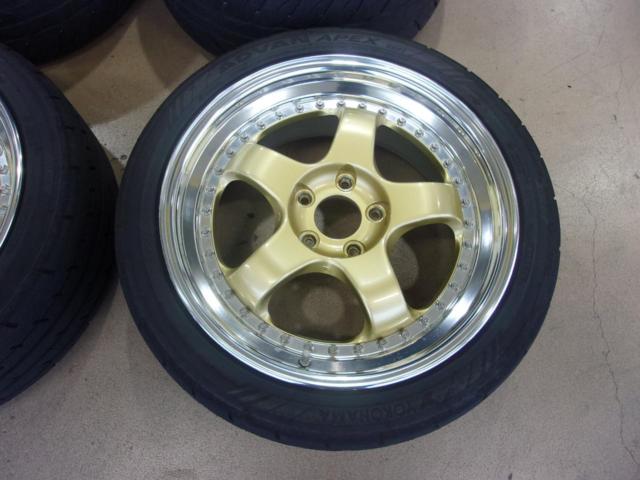 WORK(ワーク) MEISTER(マイスター) S1 3PIECE  + YOKOHAMA ADVAN APEX + OTANI BM2000