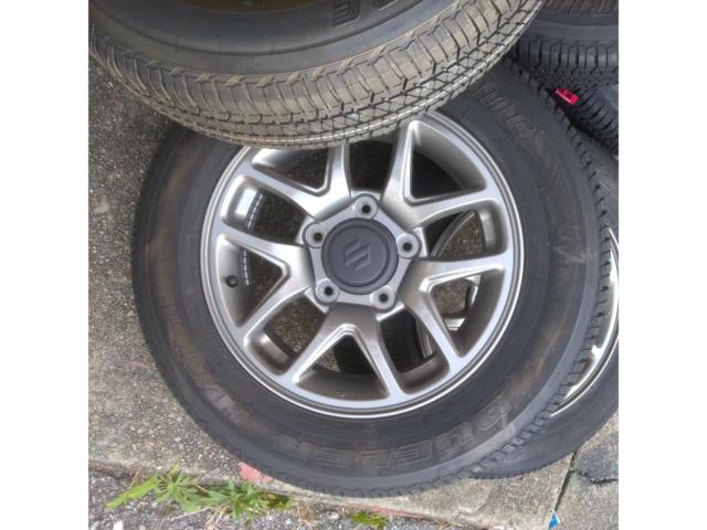 【スズキ純正】 ジムニー純正ホイール+【BRIDGESTONE】DUELER H/T 684Ⅱ+スペアタイヤ付き
