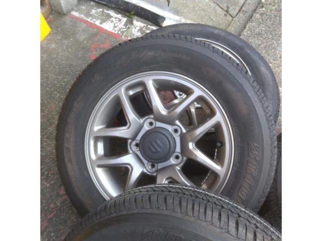 【スズキ純正】 ジムニー純正ホイール+【BRIDGESTONE】DUELER H/T 684Ⅱ+スペアタイヤ付き