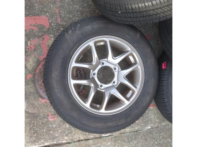 【スズキ純正】 ジムニー純正ホイール+【BRIDGESTONE】DUELER H/T 684Ⅱ+スペアタイヤ付き