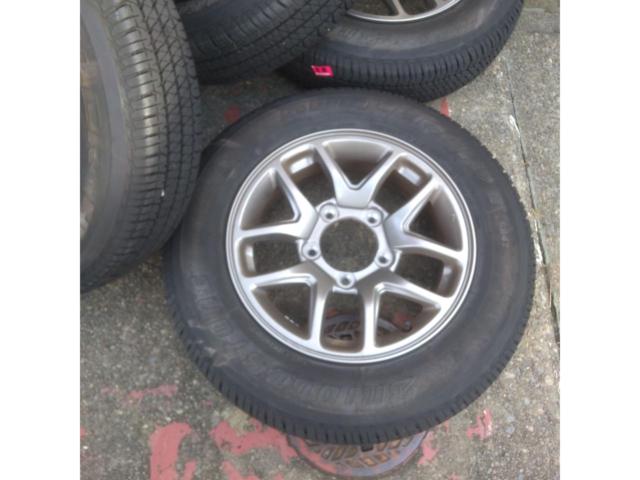 【スズキ純正】 ジムニー純正ホイール+【BRIDGESTONE】DUELER H/T 684Ⅱ+スペアタイヤ付き