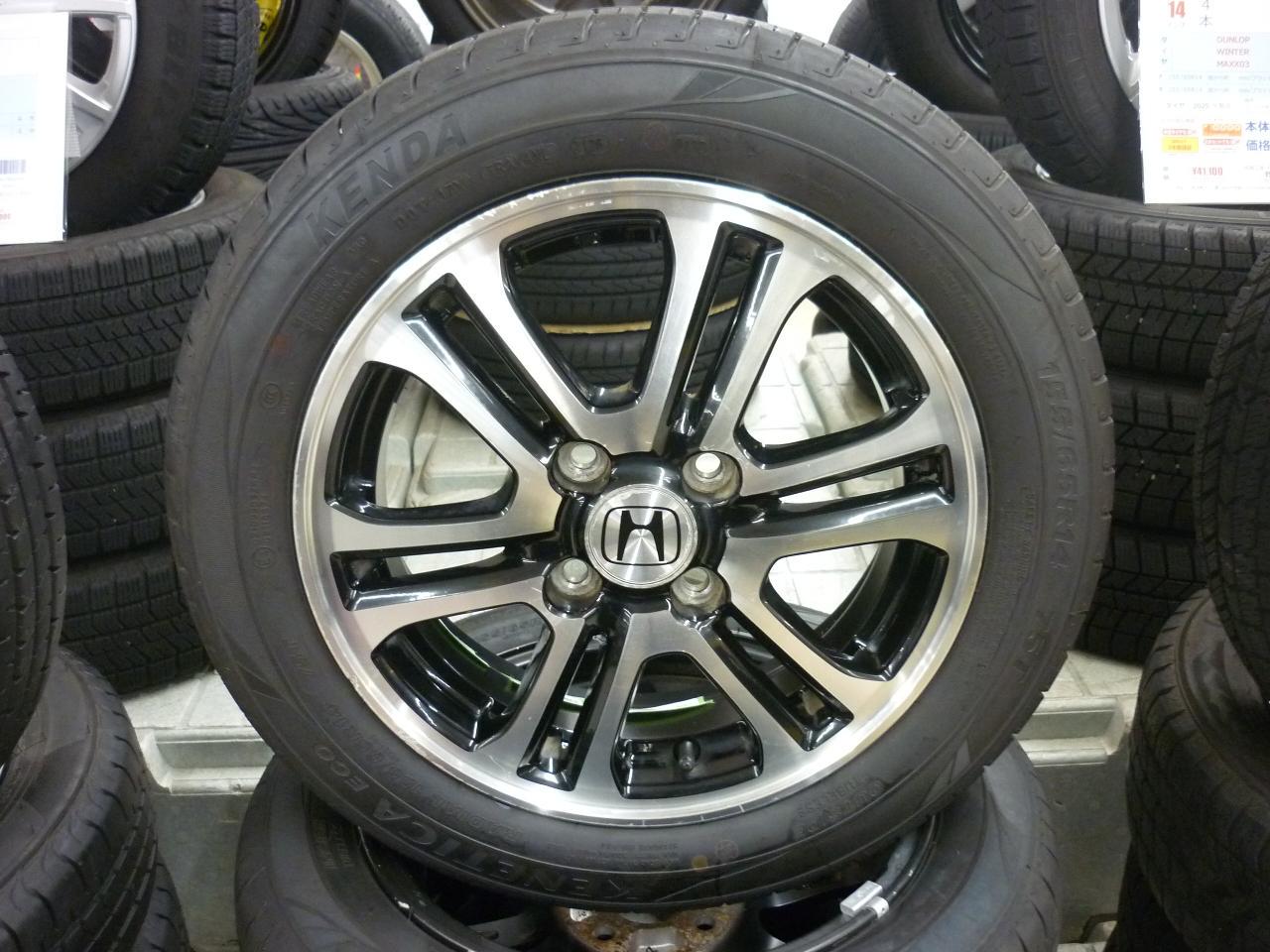 ホンダ純正(HONDA)  N-BOX純正ホイール  + KENDA(ケンダ) KENETICA ECO KR203