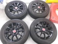 【BADX(バドックス)】D.O.S.(ディーオーエス) スポークホイール+NANKANG ICE ACTIVA AW-1 195/65R15 91Q