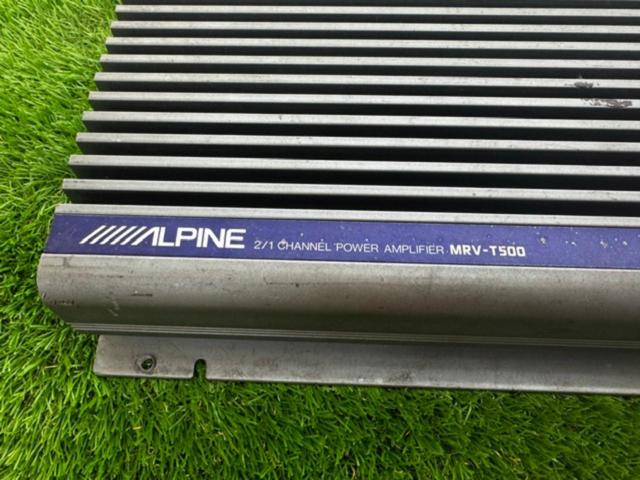 ALPINE MRV-T500 2chパワーアンプ 1996年モデル