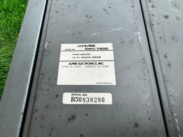 ALPINE MRV-T500 2chパワーアンプ 1996年モデル