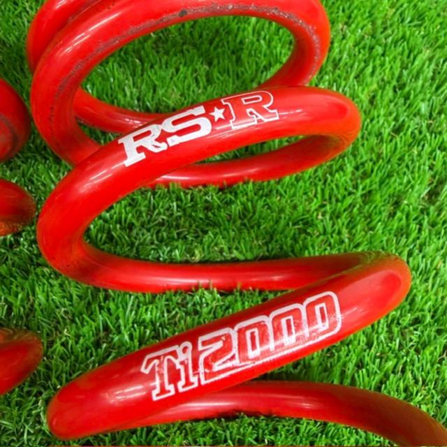 RS-R(アールエスアール)Ti2000 直巻バネ レッド 2本SET