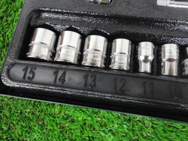 【Snap-on】KRA-206 メタルケース+117TMM 1/4ドライブラチェットセット