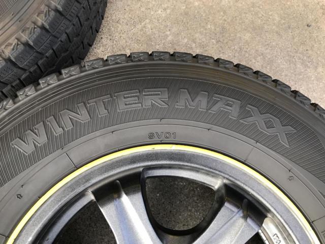 【黄】weds ADVENTURE KEELER FIELD + DUNLOP WINTERMAXX SV01 195/80R15 107/105L LT