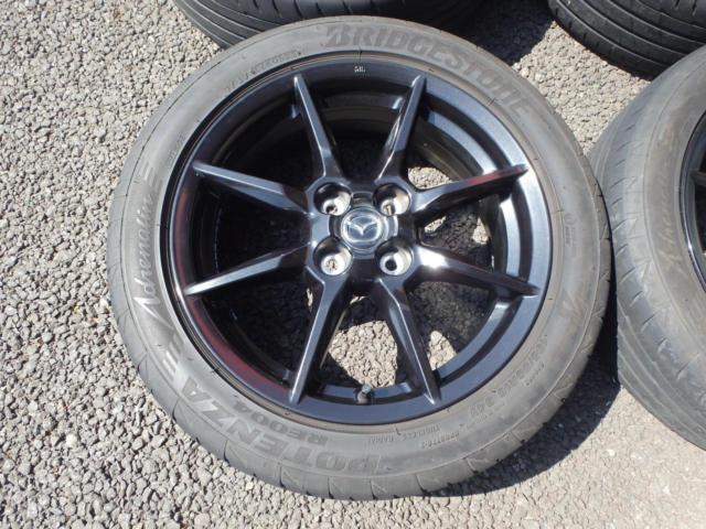 Mazda
ND series Roadster late model genuine wheels +
BRIDGESTONE
POTENZA
Adrenalin
RE004
196/50R16
84V