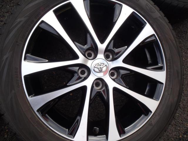 【黄】トヨタ 50系エスティマ アエラス純正ホイール + YOKOHAMA iceGUARD iG70 225/50R18 95Q