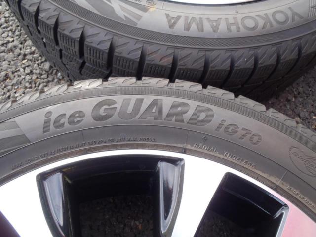 【黄】トヨタ 50系エスティマ アエラス純正ホイール + YOKOHAMA iceGUARD iG70 225/50R18 95Q