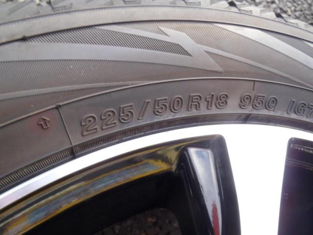 【黄】トヨタ 50系エスティマ アエラス純正ホイール + YOKOHAMA iceGUARD iG70 225/50R18 95Q