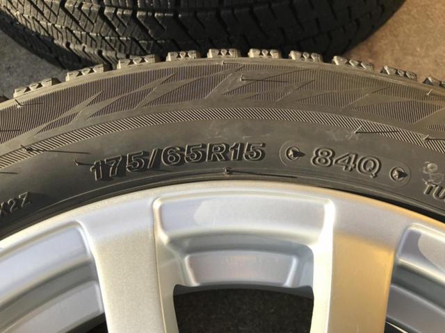 【黄】ABE SHOKAI LA STRADA TIRADO + BRIDGESTONE BLIZZAK VRX2 175/65R15 84Q