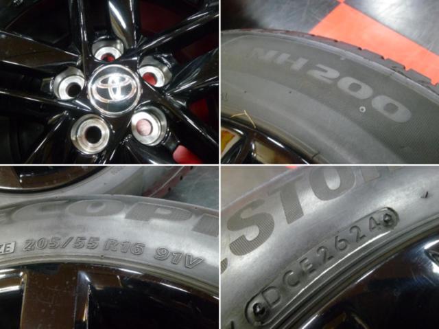 トヨタ純正 210系 カローラスポーツ 特別仕様車 「”G”Style Package」 純正アルミ + BRIDGESTONE ECOPIA NH200