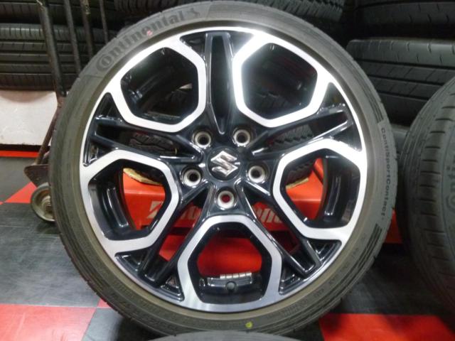 スズキ純正 ZC33S スイフトスポーツ 純正アルミ + Continental Conti Sport Contact 5